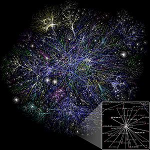 Partial map of the Internet based on the Janua...